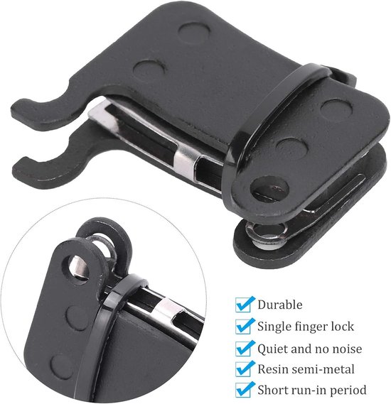 5 Sets Fiets Schijfremblokken, M965 BB7 Schijfremblokken Hars Semi Metalen Remblokken Fietsaccessoire voor Sportfiets, Mountainbike Accessoires — afbeelding 4
