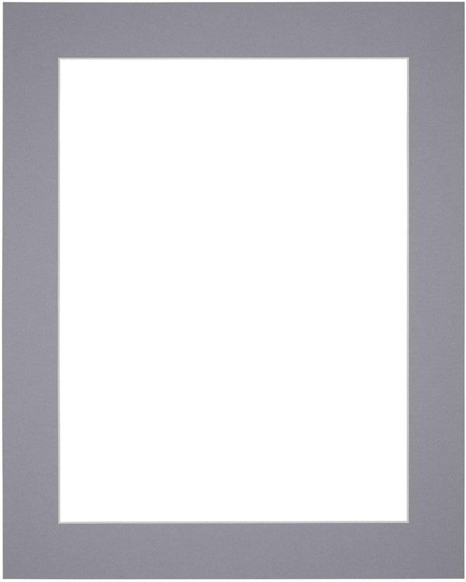 Passe-partout 70x90cm - Karton Grijze Rand 5cm - Rechte Hoeken - Perfect voor Jouw Foto - SnelShoppen