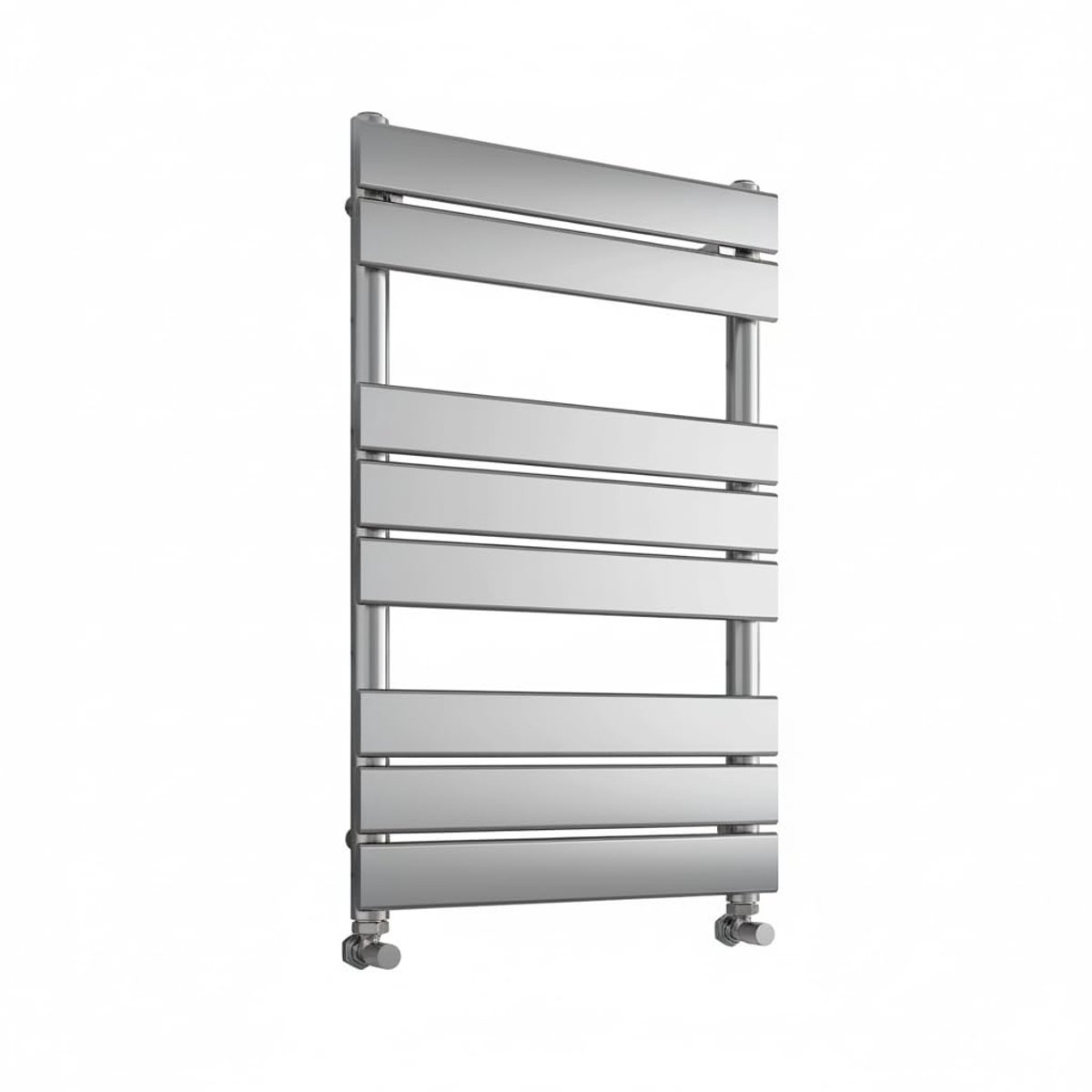 Handdoekradiator 500 mm B x 800 mm H - chroom - verwarmd - perfecte droging voor handdoeken - SnelShoppen