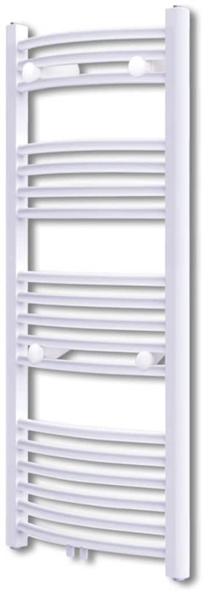 Handdoekradiator 600 x 1160 mm - gebogen design - energiebesparend - verwarmt handdoeken en badkamer - SnelShoppen