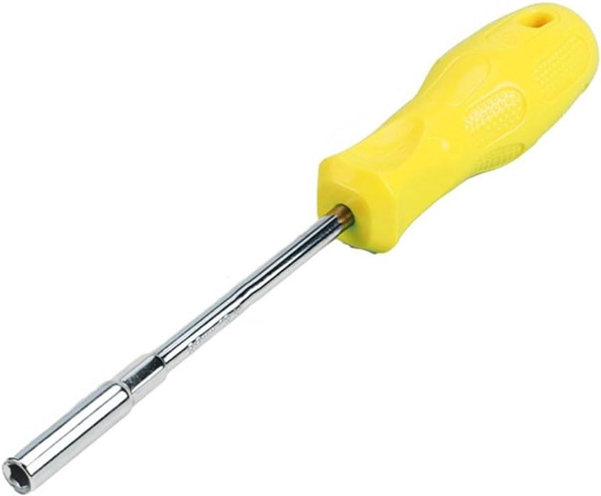 Steeksleutel schroevendraaier zeskantmoer handgereedschap zeskantschroevendraaier met magnetische kop 5,5 mm-10 mm (5,5 mm)