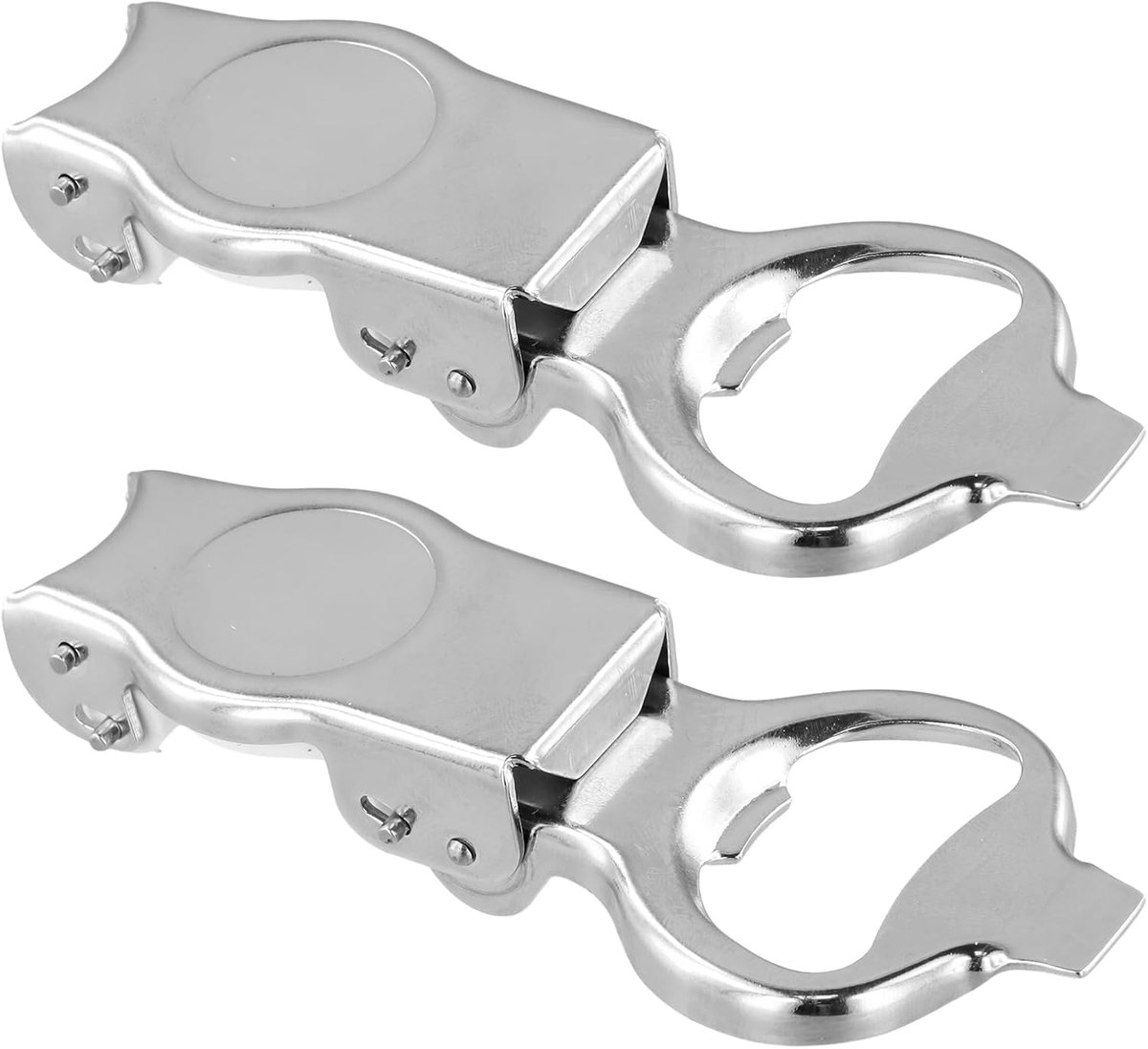 2 stuks opvouwbare bierflesopener, 2-in-1 flesopener en verzegeler van roestvrij staal, multifunctionele flesopener met flesopener, draagbaar voor picknick en camping