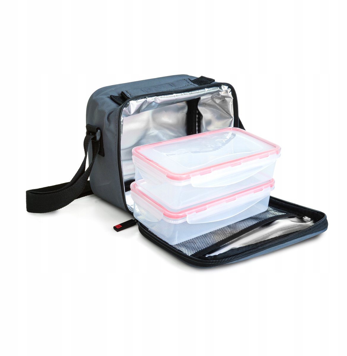 Merkloze Lunchtas Classic met 2 BPA-vrije Lunchboxen (1.4L & 4.2L)