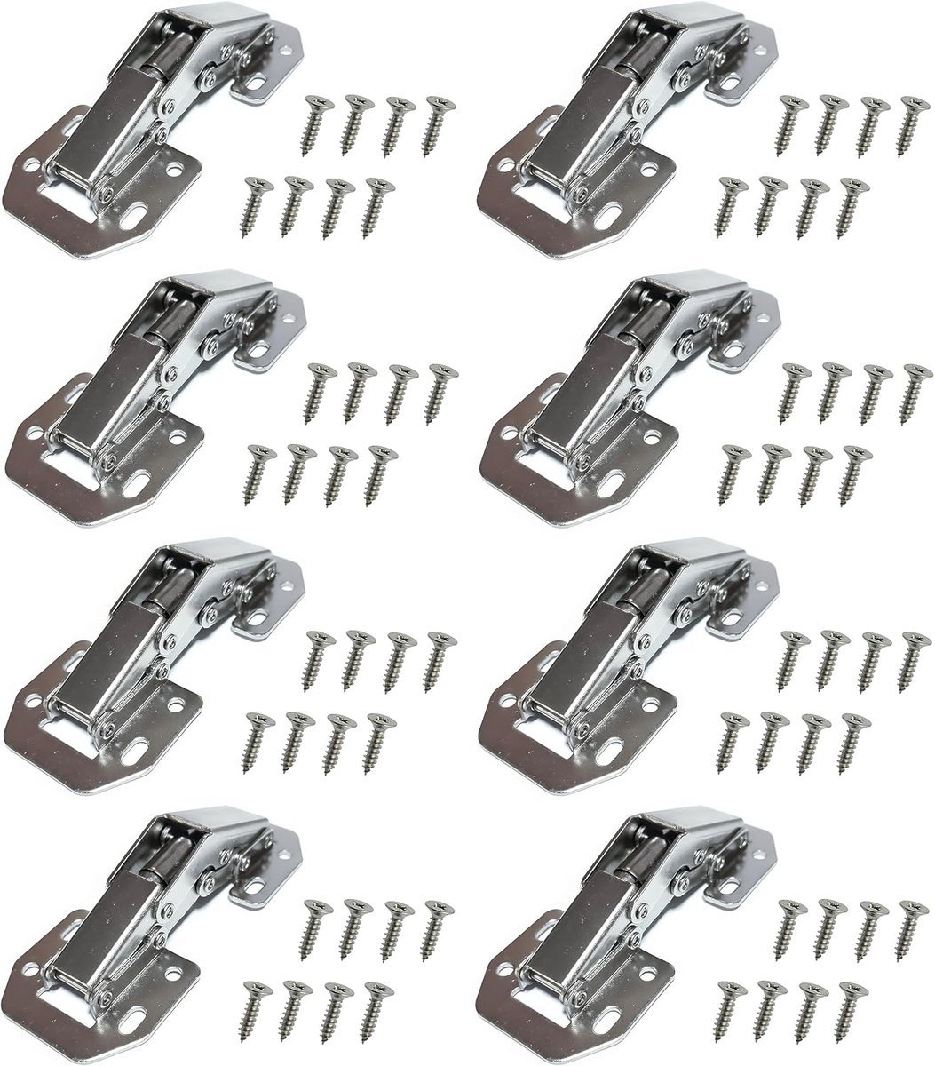GAMOBIFER. Hinge for doors without installation hole. Automatic opening and closing, opening angle up to 90°. (8 - ShopVlot