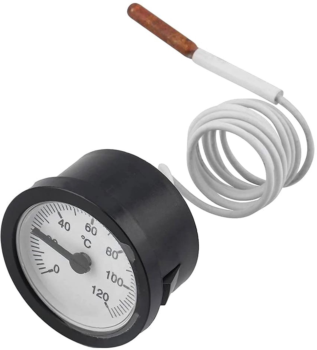 Capillary temperature meter, thermometer with transducer, used to measure the temperature of gas liquid and steam - ShopVlot