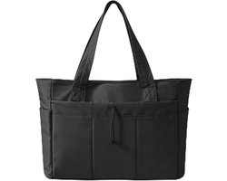 Shopper bag grote waterdichte laptop tas - lichtgewicht buffer - ideaal voor werk en studie - m-winkel
