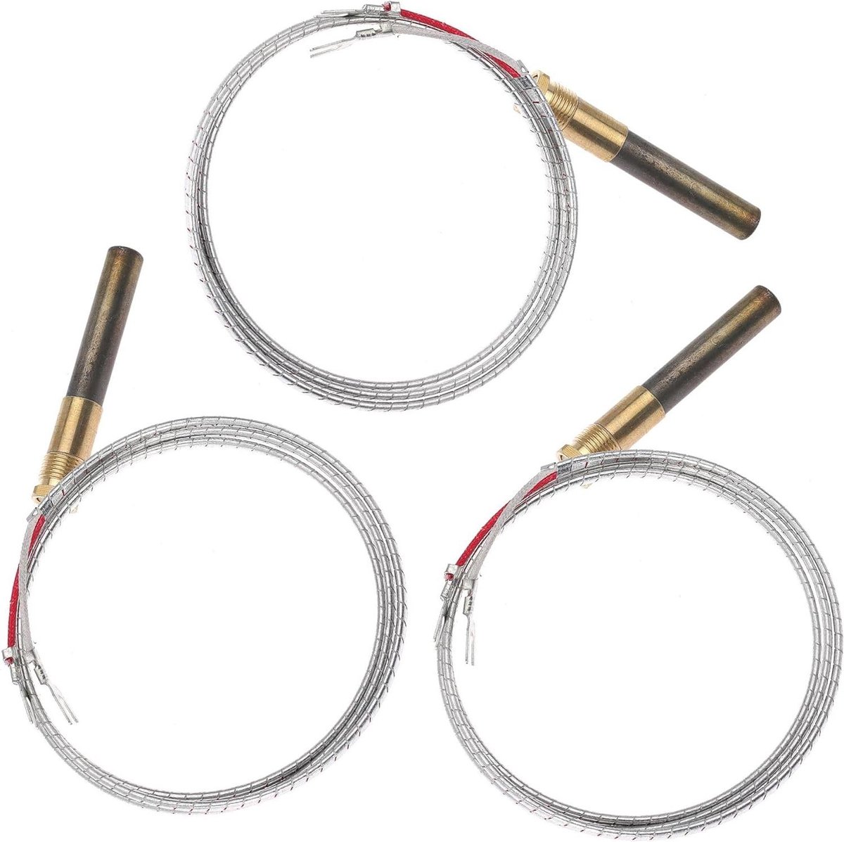 Thermopile Generator - Thermokoppel Ovenonderdeel - Apparaten Repareren - Hoge Temperatuur Bestendig - 610mm - Zilver