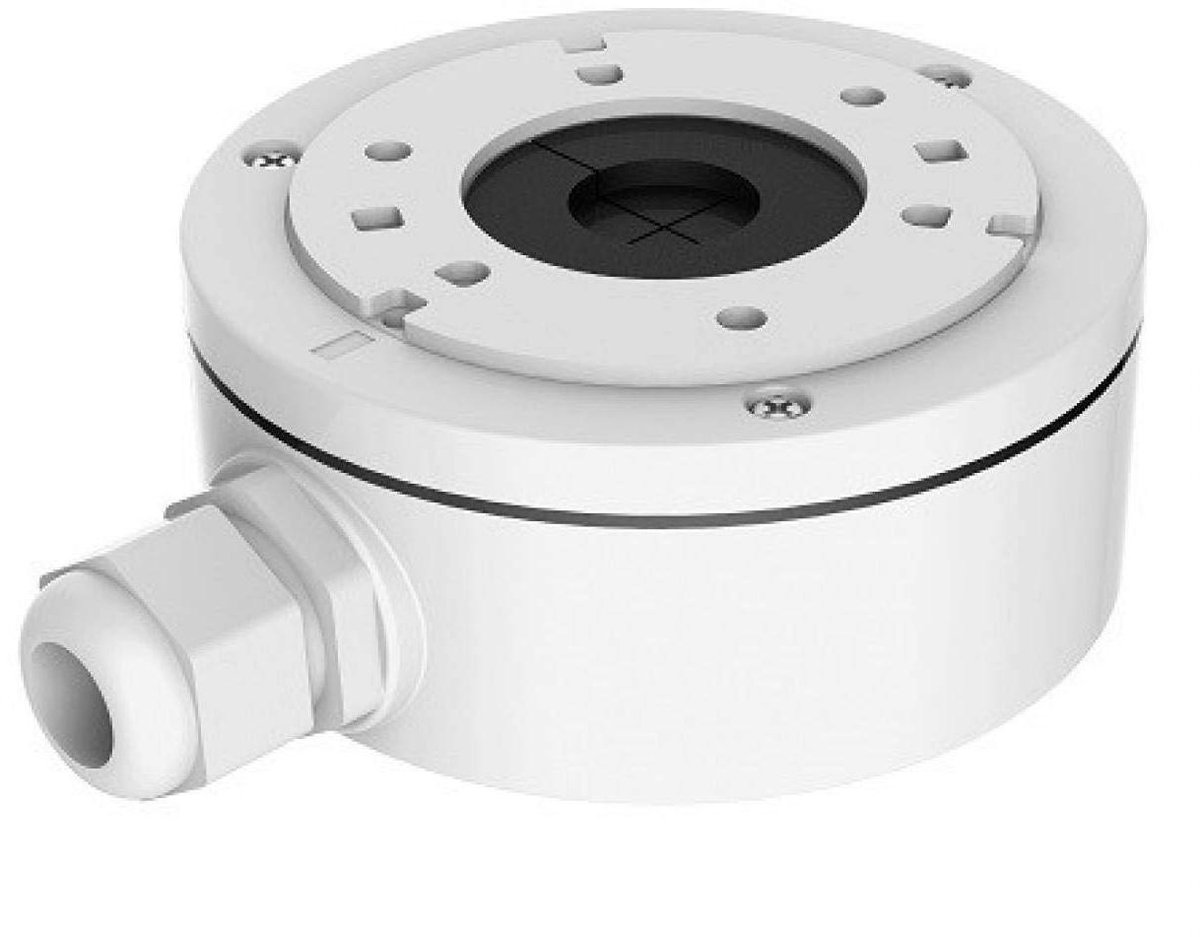 Junction Box - Camera Box - Camera Montage - IP66 Waterdicht - 12.3 x 12.2 x 6.2 cm - Wit