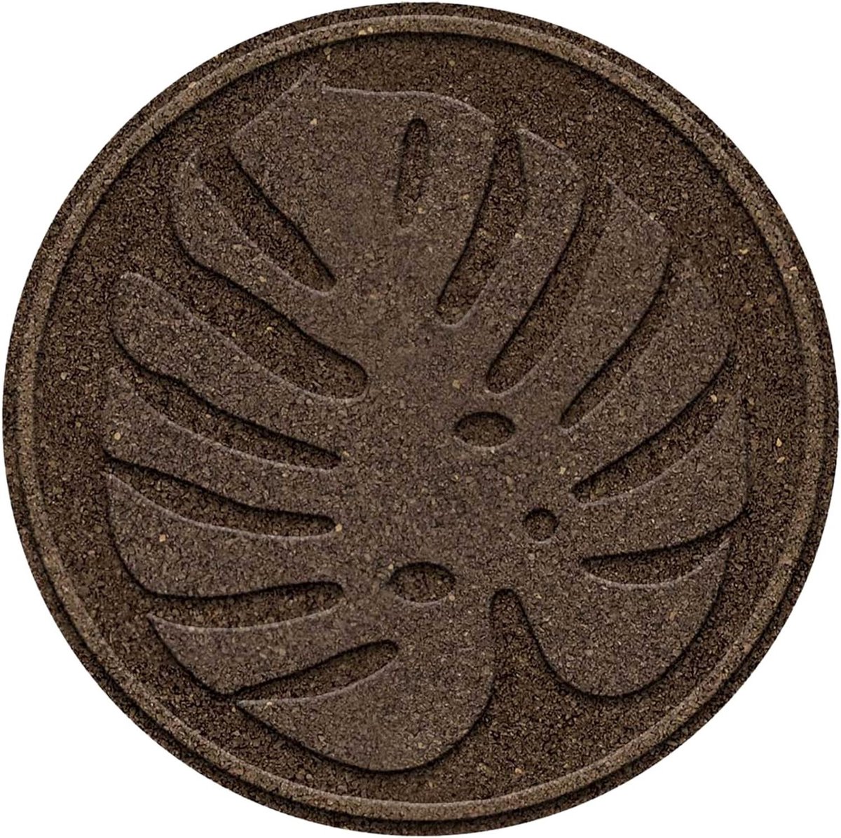 Ronde Steentegels - Tuinpad Tegels - Tuin Decoratie - Gerecycled Rubber - 45.72 cm - Bruin