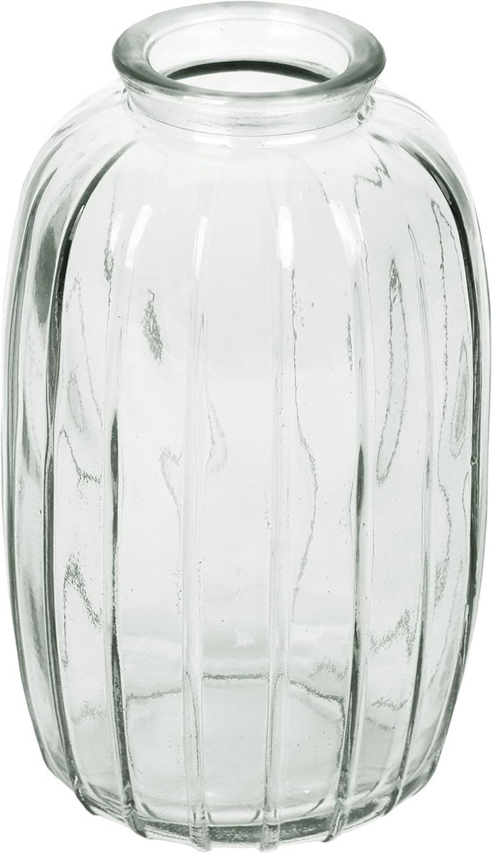 Vaas voor bloemen, stijlvolle enkele steel elegante bruiloft tafel middenstuk decoraties vensterbank decor, tuinfeesten, zomer dineren, mantel styling en cadeau 12cm
