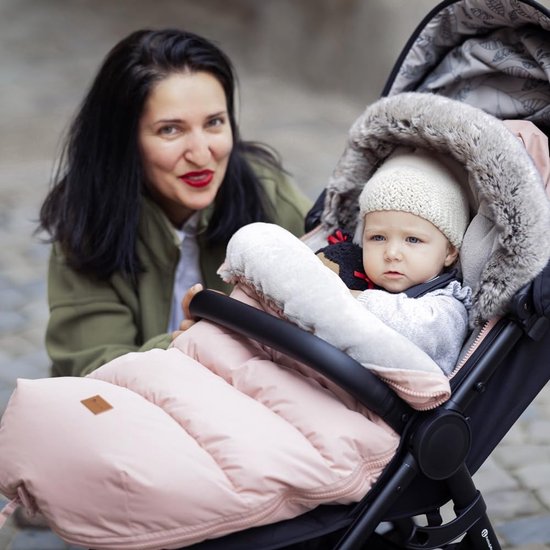 Voetenzak Kinderwagen - Winterzak Kinderwagen - Warm Blijven - 4-in-1 Multifunctioneel - 100 x 55 cm - Roze — afbeelding 2