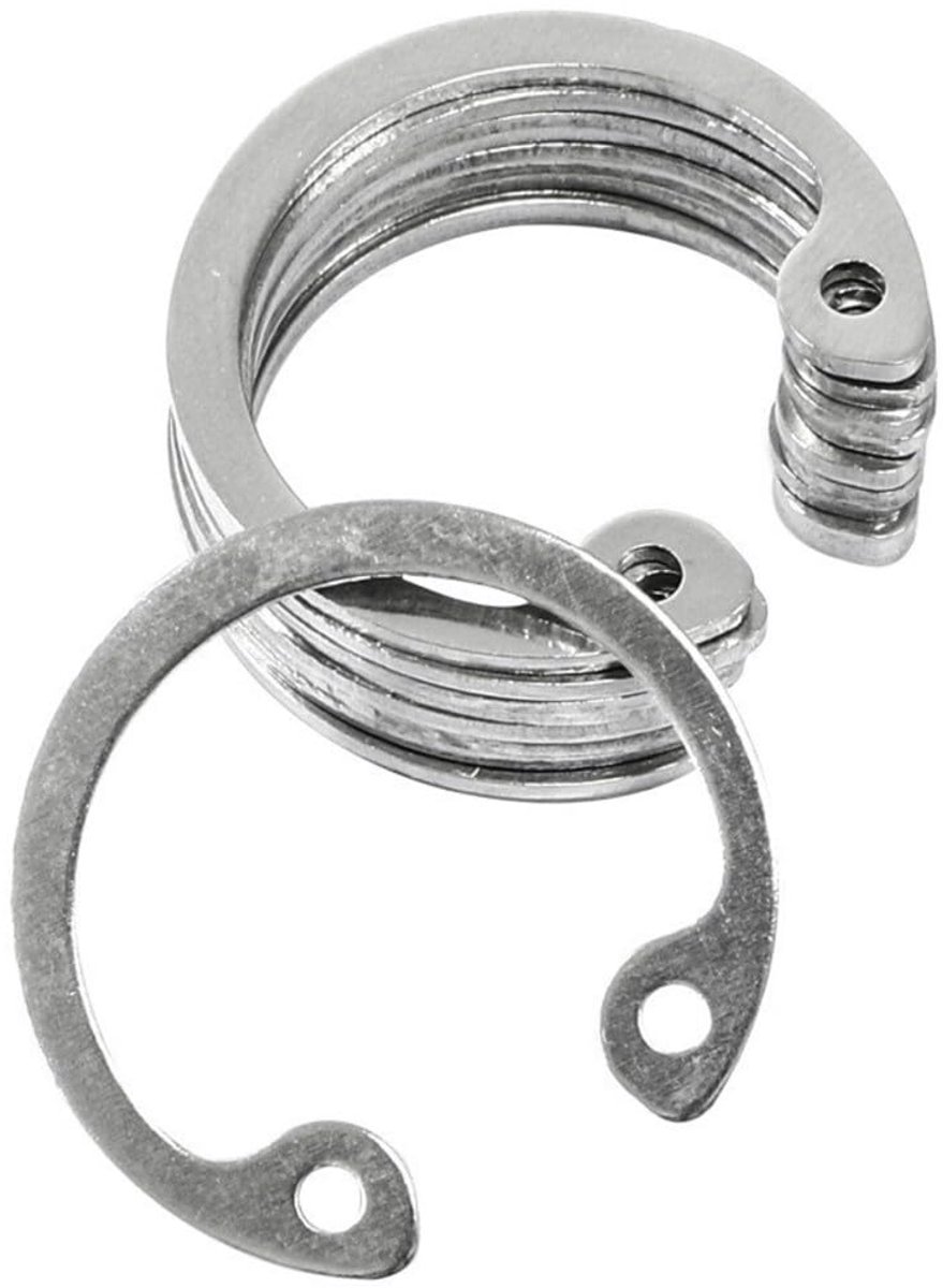 Borgringen, veerring, zeeringen, C-clips, klikringen, veiligheidsringen, golven, groefring, gedeelde gesp voor magazijn, winkelwagenwielen, schepen