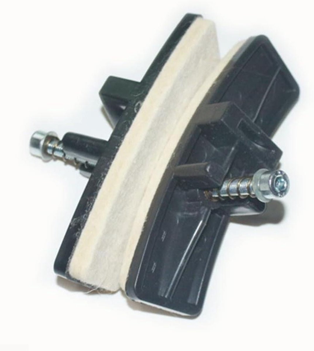 Hometrainer Remblokken - Spinning Fiets Pads - Indoor Fietsen - Slijtvast Kunststof Vilt - 100 x 28 mm - Zwart