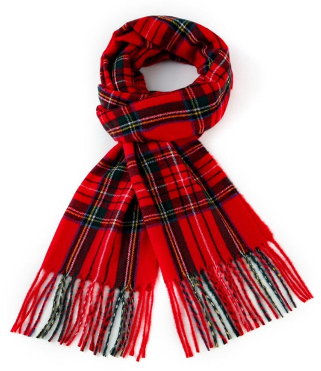 tartan-sjaal, wintersjaal voor dames, gestreepte sjaal, warme sjaal, wollen sjaal voor dames, elegante sjaal, perfect voor de winter