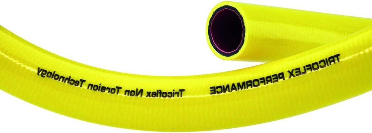 Tuinslang - Waterslang PVC - Buiten water geven - 5-laags flexibel - 25 meter - Geel Rood