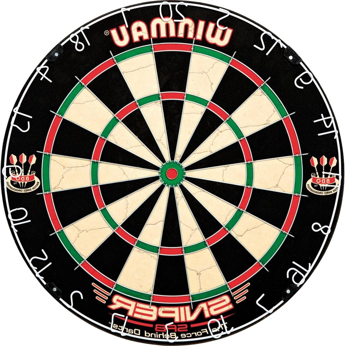 Dartbord Set - Pijltjesbord - Wedstrijd Darts - Toernooi Goedgekeurd - 45 x 24 cm - Zwart