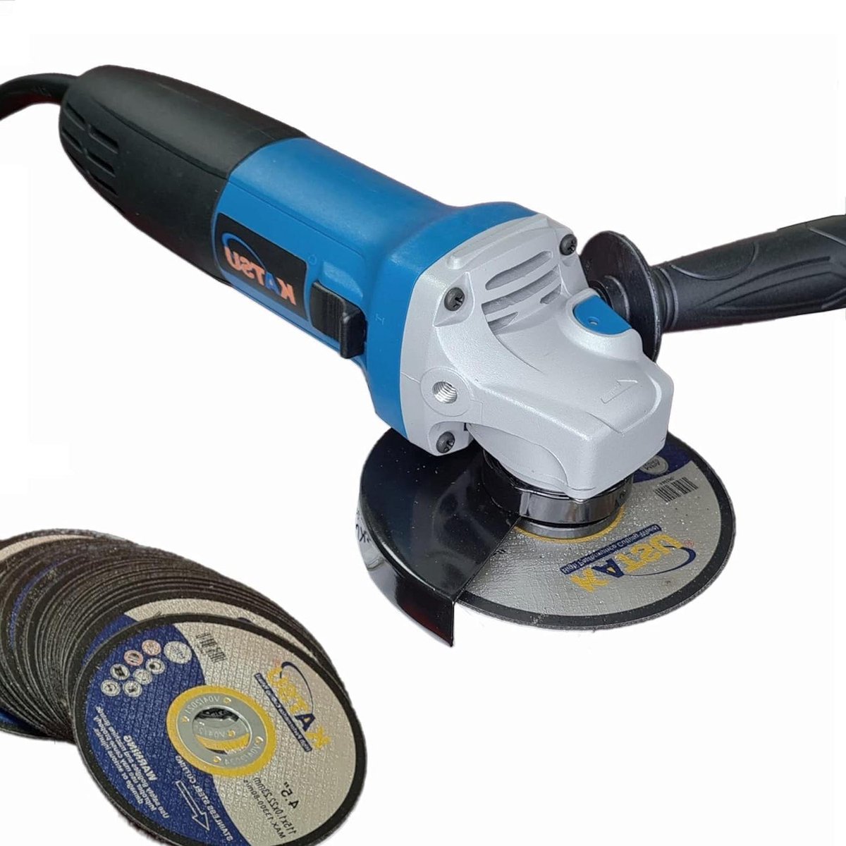 Elektrische Haakse Slijper - Haakse Slijper Slijpmachine - Metaal Bewerken - Krachtige 780 Watt Motor - 115 mm - Blauw