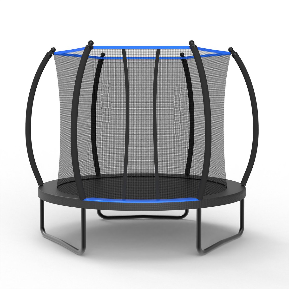 Trampoline 7.5FT met omheining - Inclusief ladder - ASTM-goedgekeurd - Voor recreatief gebruik - Voor kinderen - Voor buiten