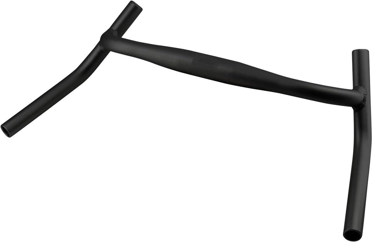 Fietsstuur Aluminiumlegering - Buigbaar Stuur - Fietsen Onderdelen - Grote Hoek Buiging - 31.8 x 510 x 640 mm - Zwart