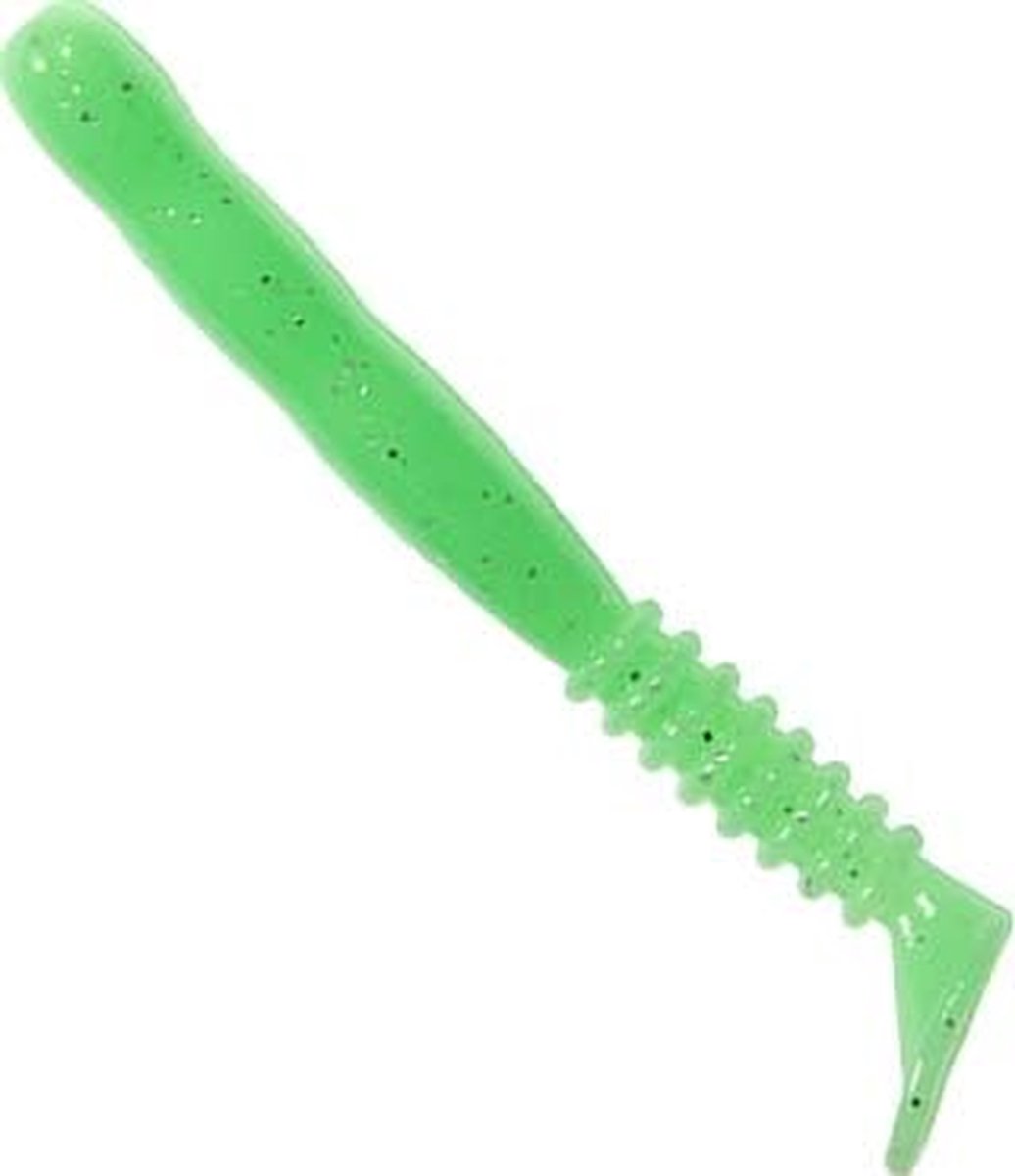 Rockvibe Shad - Zacht kunstaas - Vissen - Zonder kop - 51 cm - Groen