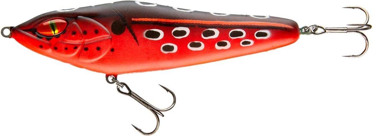 Jerkbait Vis Lokaas - Zacht Rubberen Kunstaas - Vissen op Snoek - Langzaam Zinkend - 15.5 cm - Rood