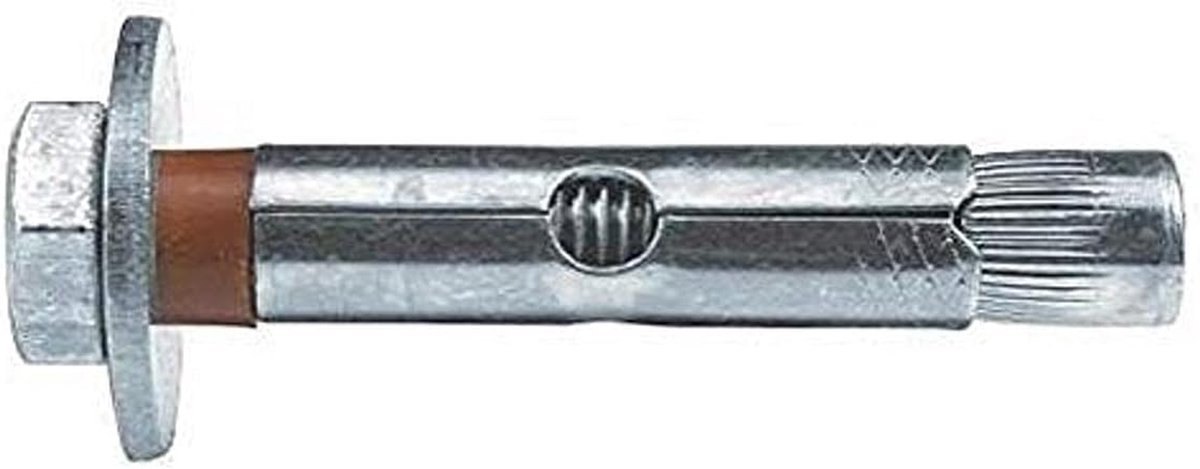 Metalen pluggen - Fischer pluggen - Muurbevestiging - Zeskant kop - M8 x 60 mm - Zilverkleurig