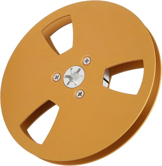 Lege Spoel - Opnamespoel Bandrecorder - Muziek Opnemen - Hoge Sterkte Aluminium - 5 Inch Diameter - Goud — afbeelding 3