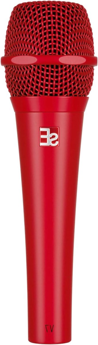 Zangmicrofoon - Dynamische microfoon - Live optredens - Supercardioïde patroon - 300 g - Rood