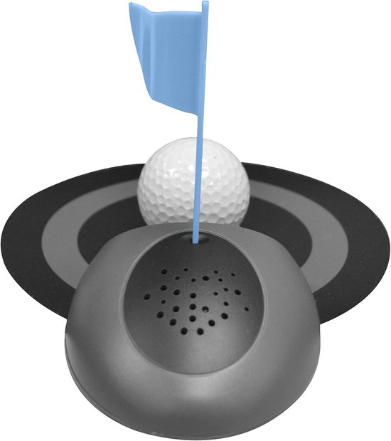 Golf Putting Mat - Putting Trainer - Golf Oefenen - Gebogen Oprijplaat - Eén Maat - Zwart van GOLF — afbeelding 2
