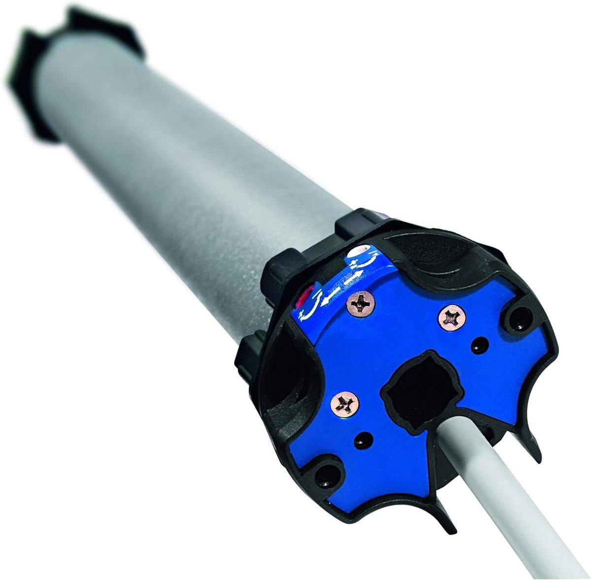 Buismotor Rolluikmotor - Rolluik Aandrijving - Rolluiken Automatiseren - Mechanische Eindpuntinstelling - 10 Nm - Grijs