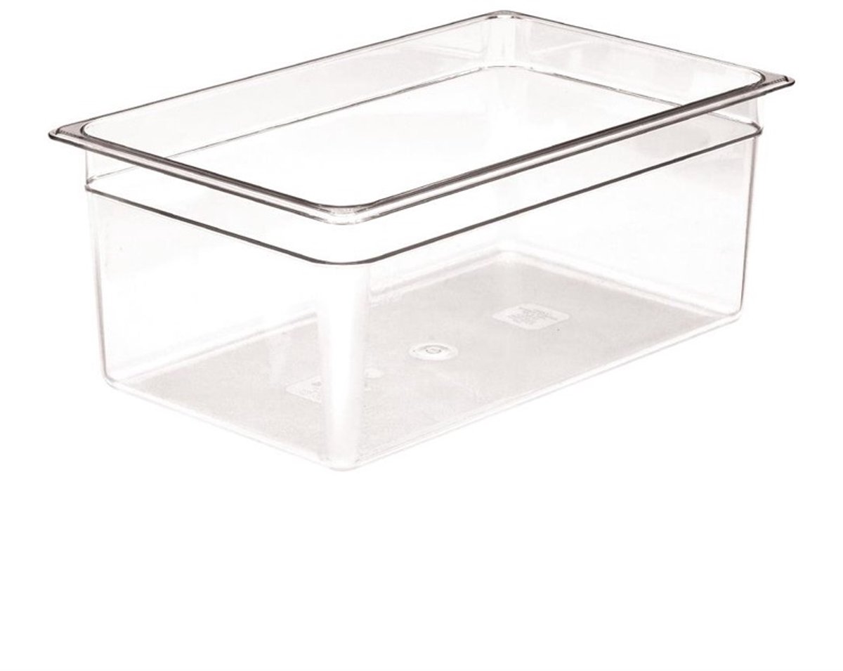 (6 stuks) CAMBRO Camview® - Copolymeer Gastronormbak 1/1 - Helder - Hoogte: 200mm - BPA-Vrij