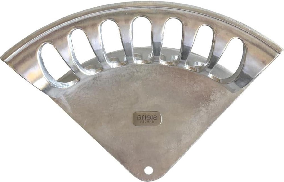 Wandslanghouder aluminium - Slangrek - Tuinslang opbergen - Corrosiebestendig gegoten - XL voor 60m - Zilver