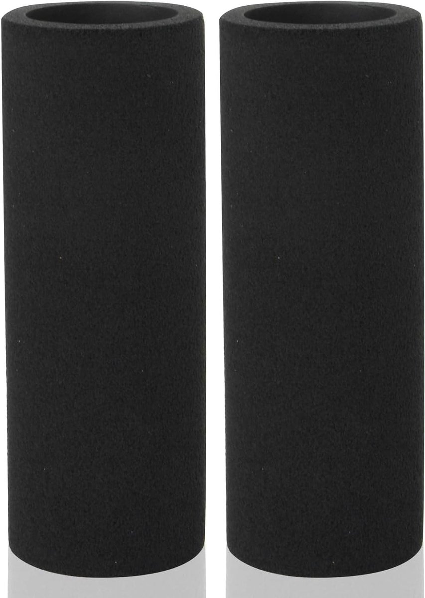 Motorfiets Stuurhoezen - Handvat Covers Schuim - Comfortabel Rijden - Anti Trillingen Absorberend - 2 stuks - Zwart