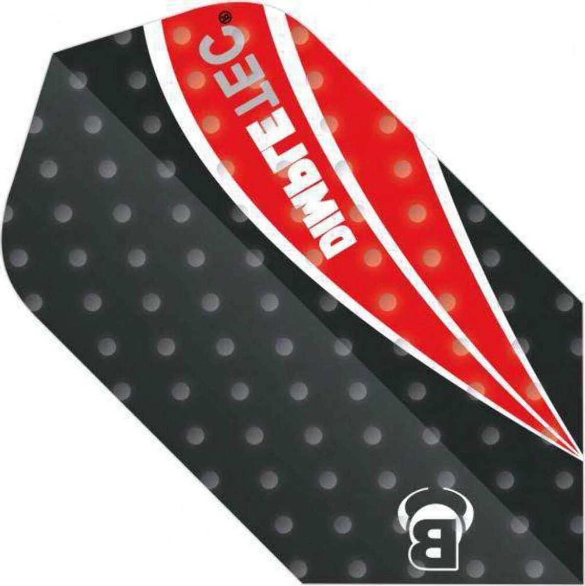 Dart Flights - Vliegers - Darten - 100 Micron - Slim - Zwart