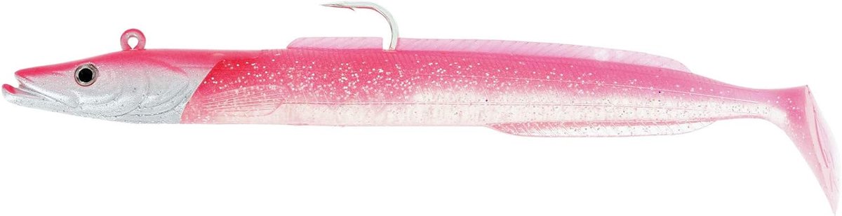 Jighaken set - Zeeshads - Diepzee vissen - Actieve 3D ogen - 23 cm 150g - Glow lipstick