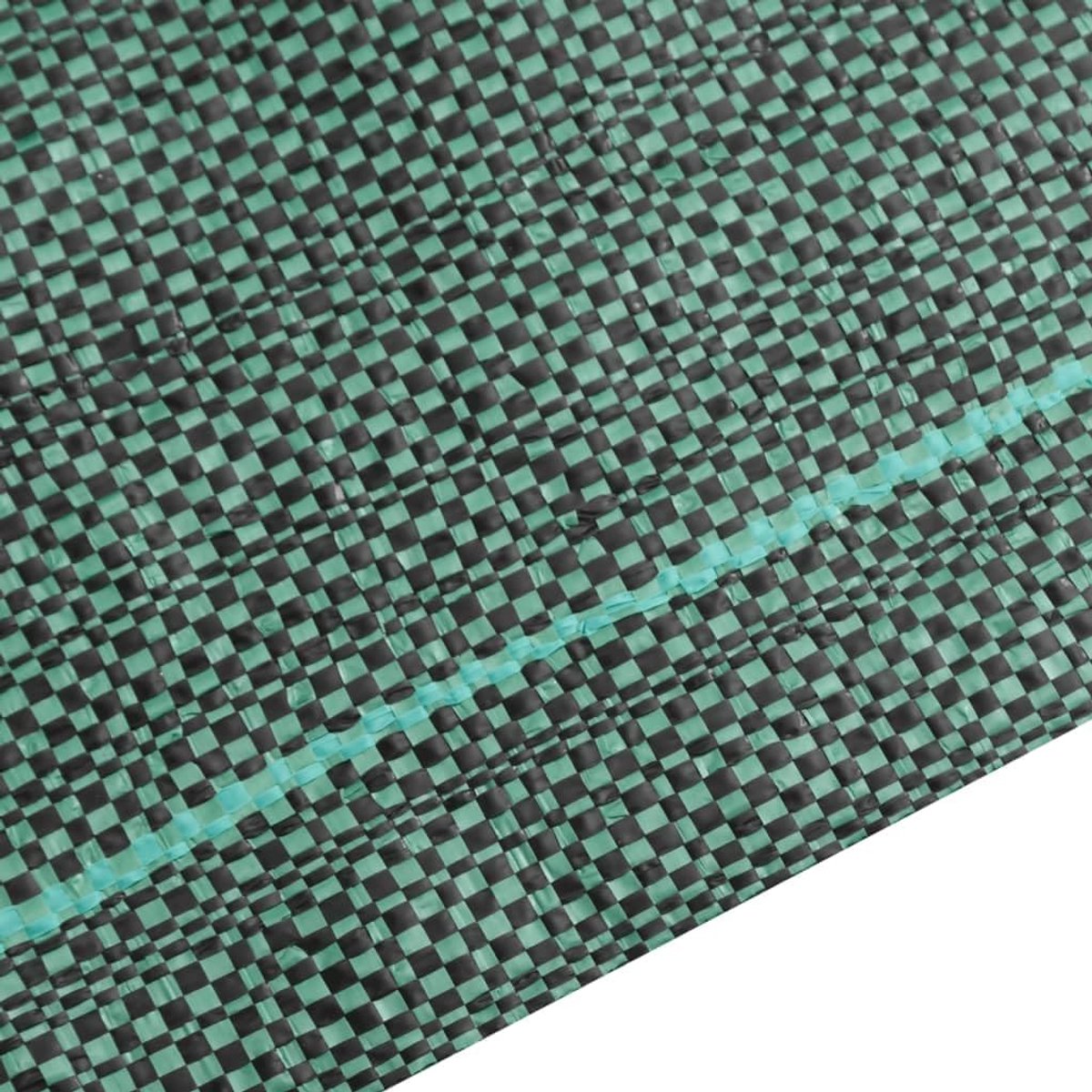 Worteldoek - Onkruiddoek Tuin - Onkruid Vrij Houden - Waterdoorlatend Materiaal - 2x200 m - Groen