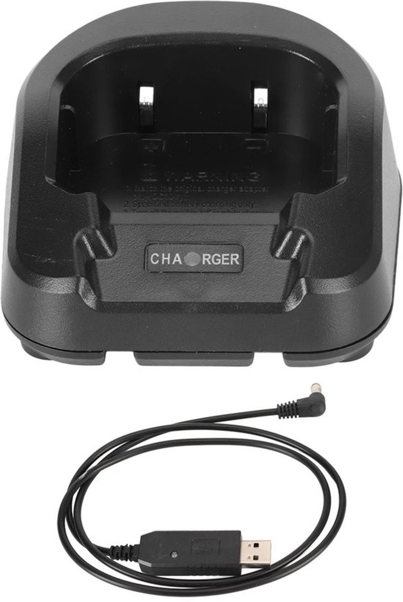 Golden crown - 2-weg Radio-acculader - USB-oplader - Indicatielampje