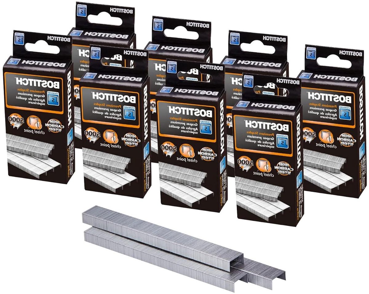 Standaard Nietjes - Kantoor Nietjes - Papier Verwerken - Fijn Geslepen Beitelpunten - 40.000 stuks - Zilver