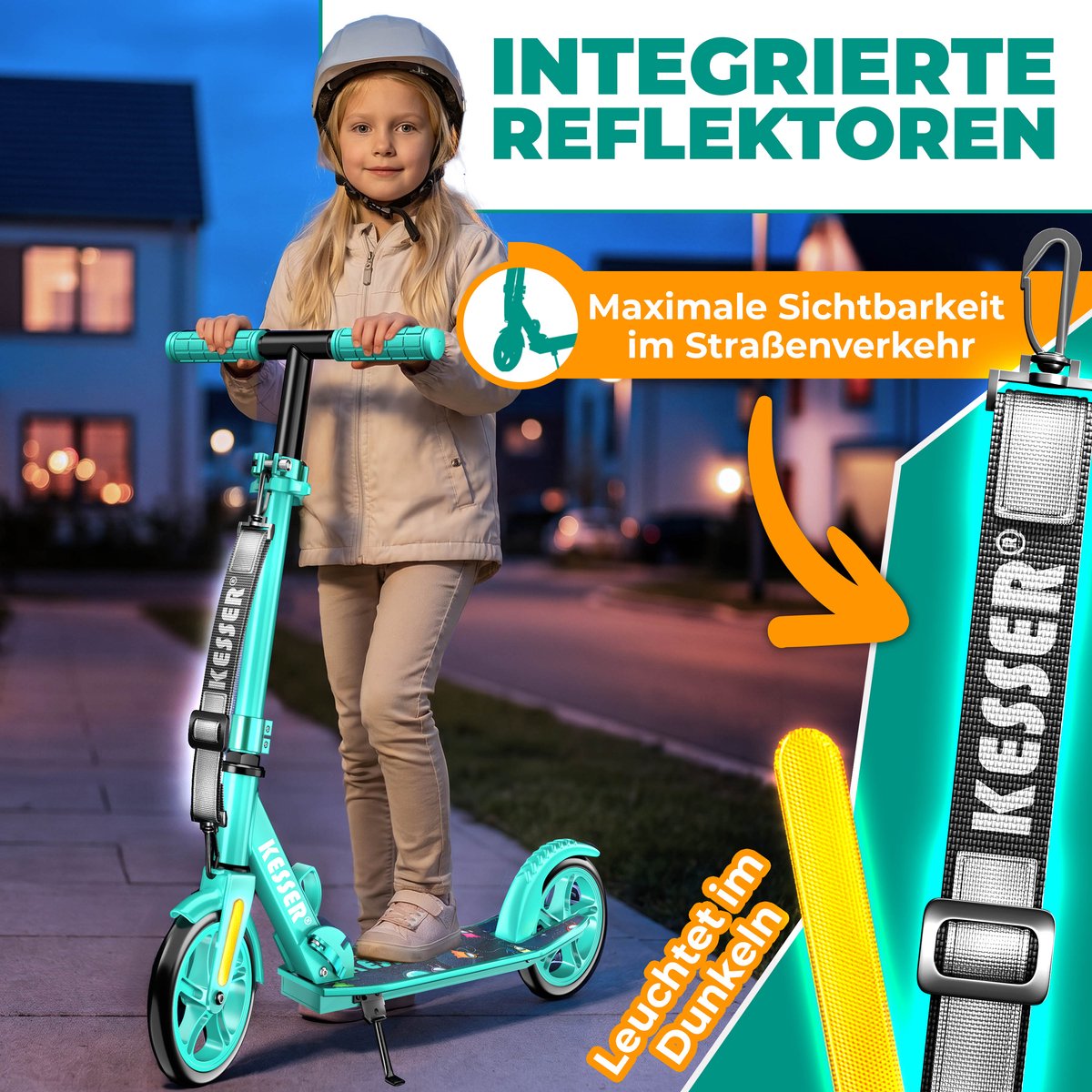 KESSER® Stuntstep - Kinderstep - Step voor Kinderen en Volwassenen tot 100kg en 185cm lang
