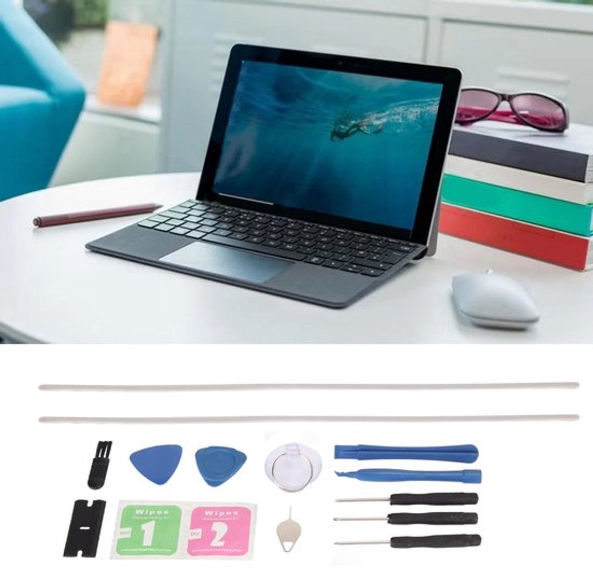 Dailygoody - Vervangende Laptop Rubberen Voetjesstrips - Antislip