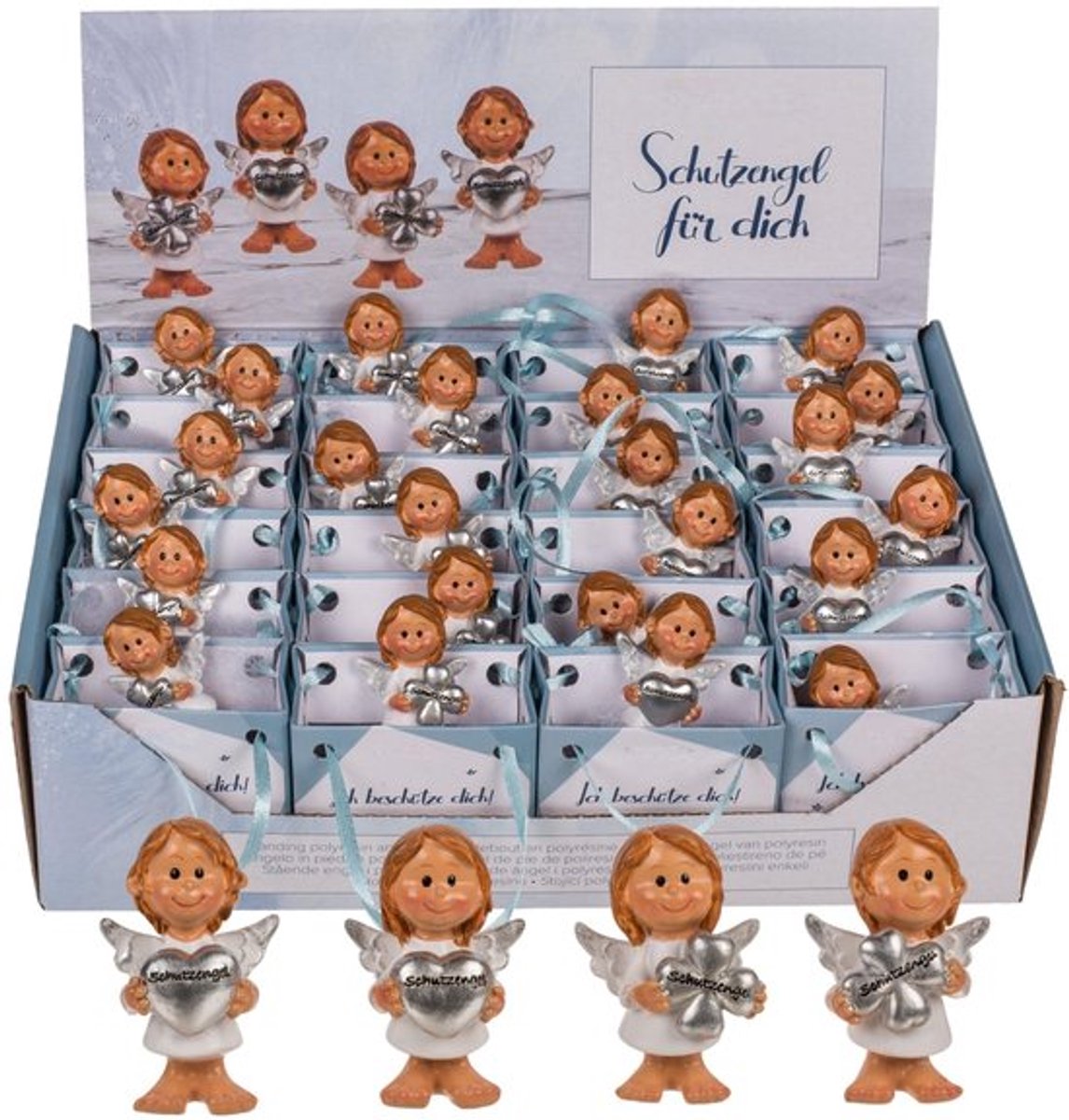 Vt products - kleine beschermengel in zak set - 24 stuks