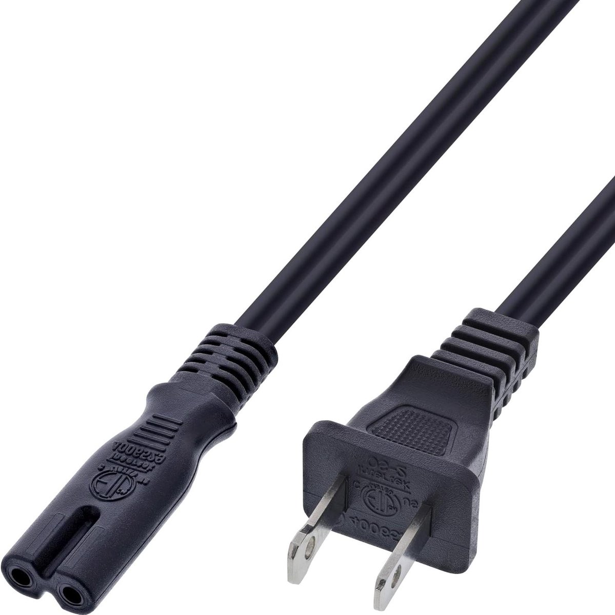 Netsnoer - Stroomkabel Adapter - Apparaten Aansluiten - Amerikaanse Stekker - 3 Meter - Zwart