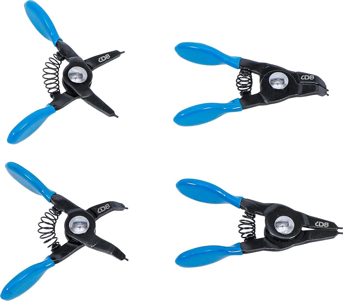 Borgringtangenset - Kleine ringen tang - Kleine reparaties - Voor krappe ruimtes - 80 mm - Grijs