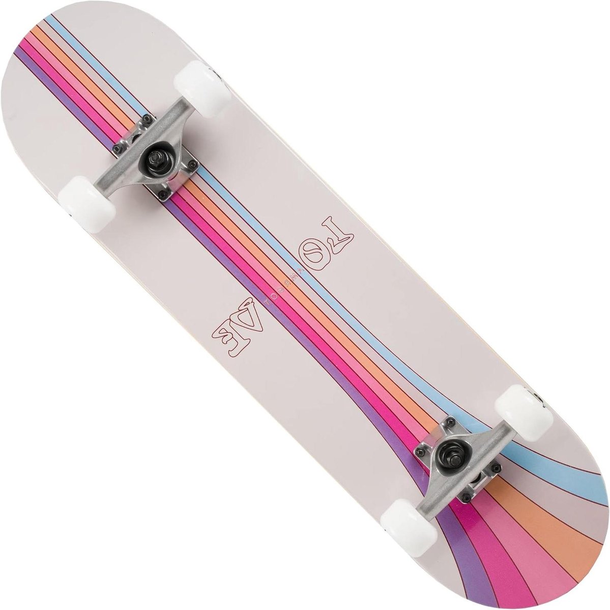 Skateboard Compleet board Tricks leren 7 Lagen Esdoornhout 80 x 20 cm Meerkleurig