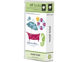 Cricut Cartridge - Sticker Ontwerp - Creatief Knutselen - Water Thema - 0.03 x 0.13 x 0.23 cm - Multicolor