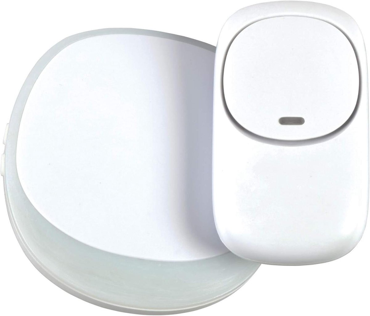Draadloze Deurbel - Plug-in Bel - Toegangscontrole Huis - LED Waarschuwing - 9 x 85 x 5 cm - Wit