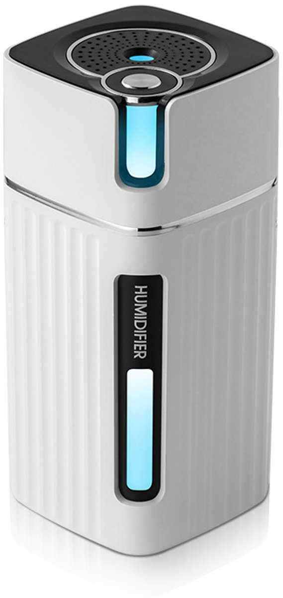 300 ml mini-luchtbevochtiger voor slaapkamer, klein formaat, schattig design, geschikt voor planten en kantoor, stil, automatische uitschakeling, 2 nevelstanden