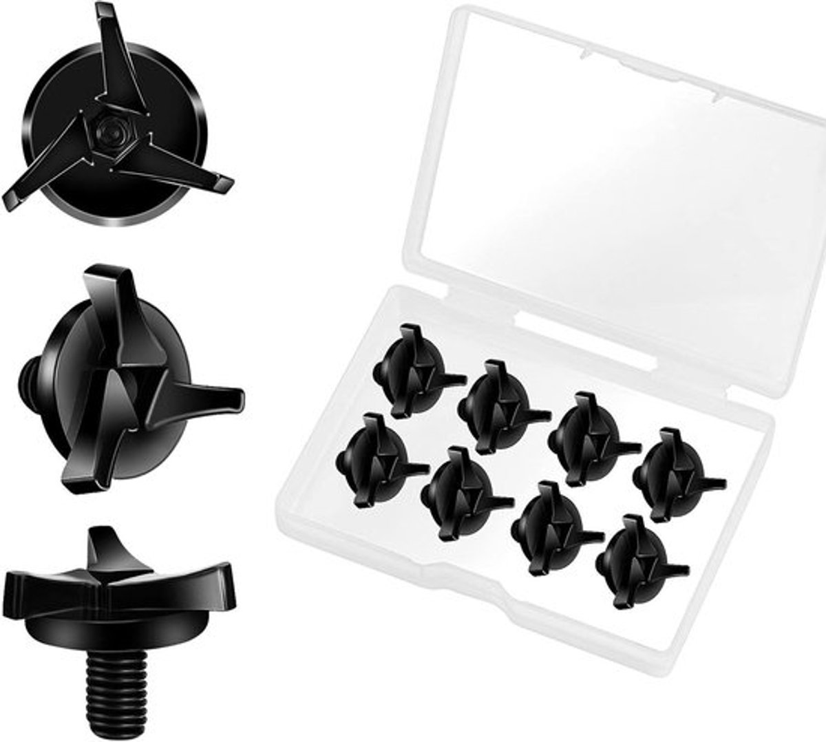 Motorhelm Vizier Schroeven - Accessoires voor Motorhelmen