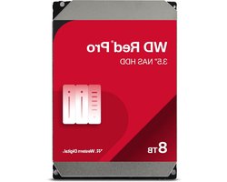 Interne Harde Schijf - NAS Schijf Opslagmedium - Bestanden Opslaan - Hoge Capaciteit - 8TB - Zilver