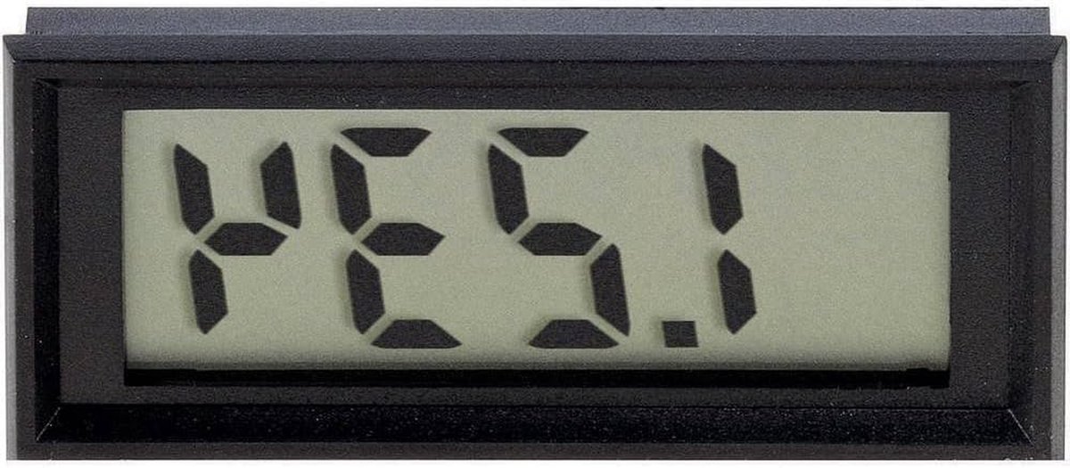 Digitale Inbouwmeter - Paneelmeter LCD - Spanning Meten - Eenvoudige Aansluiting - 19 x 62 x 26 cm - Zwart